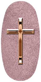 DASOV 510 BZ SH OR Bronze Single Cross Shimmer Orchid Background